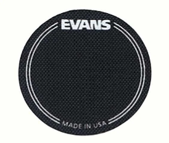 EVANS EQPB1 BAS DAVUL DERİ KORUYUCU SİYAH (2 ADET) - 1