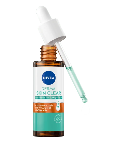 98770 NIVEA Derma Skin Clear Dengeleyici  Sivilce Karşıtı Serum  3 ADET - Resim 2