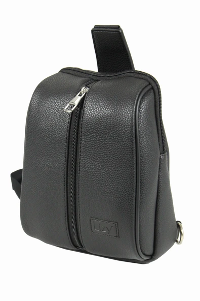 Lizy 1061 Suni Deri Unisex Body Bag, Omuz Çantası - 8