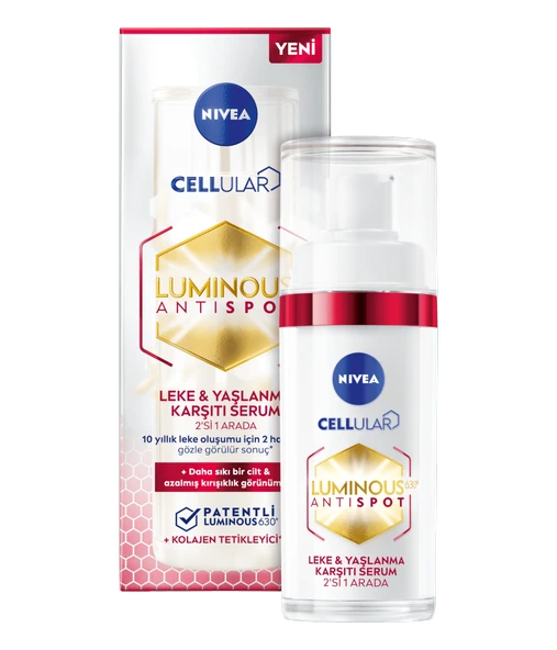 98711 NIVEA LUMINIOUS630 LEKE  YAŞLANMA KARŞITI SERUM 2 ADET ürün görseli