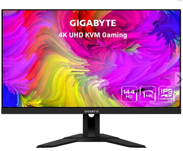 Gigabyte M28U 28 inç 144Hz 1ms (HDMI+DP+Type-C) Adaptive Sync HDR 400 3840x2160 4K UHD IPS Gaming Monitör - 1