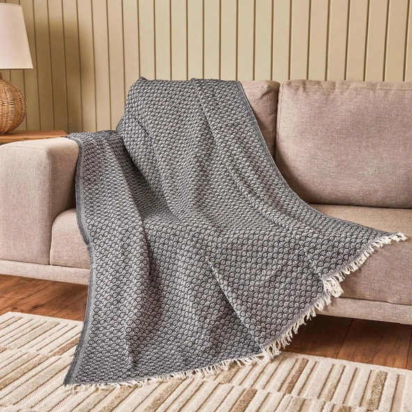 Soft Bety Koltuk Örtüsü - Lacivert - 130x170 cm ürün görseli 1