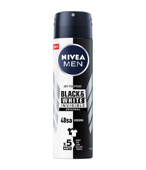 82241 NIVEA MEN BLACK  WHITE ORIGINAL SPREY ürün görseli