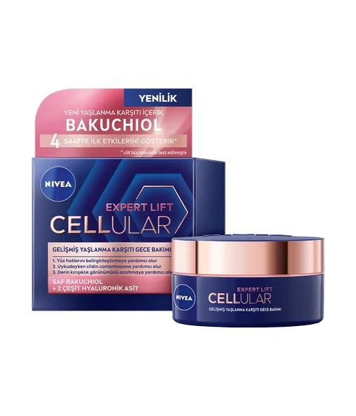 82613 NIVEA CELLULAR EXPERT LIFT YAŞLANMA KARŞITI GECE KREMİ 50 ML 2 ADET - 2