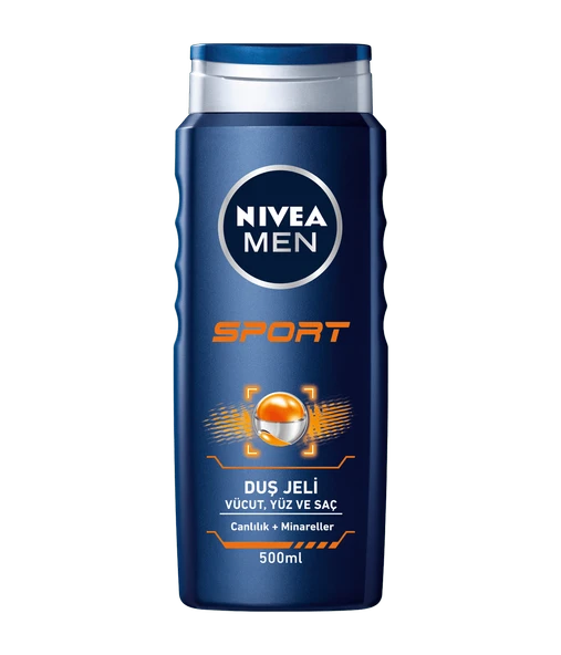 81083 NIVEA MEN SPORT DUŞ JELİ  3 ADET - Resim 2