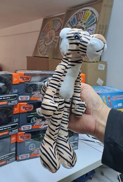 30 cm Asılabilir Elleri Vantuzlu Oyuncak Peluş Panter - 2