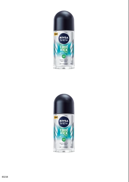83218 NIVEA MEN COOL KICK FRESH ROLLON 2 ADET ürün görseli