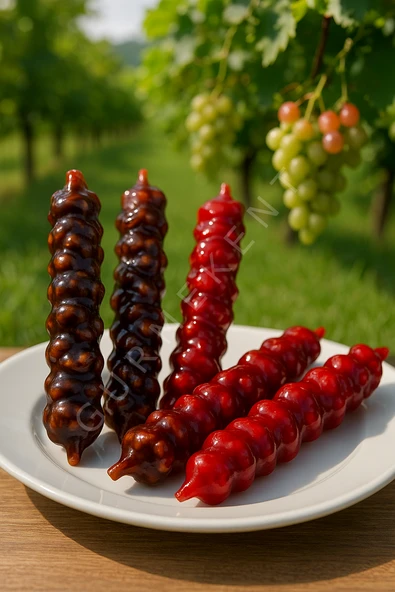 GURMEKENT KELEBEK ÜZÜM ORCİK (CEVİZLİ SUCUK) 500GR - SİYAH ürün görseli