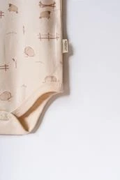 Bebek 2li Kısa Kollu Zıbın Body %100 Organik Pamuk, Bebek-Yenidoğan-CSY8176 - 8