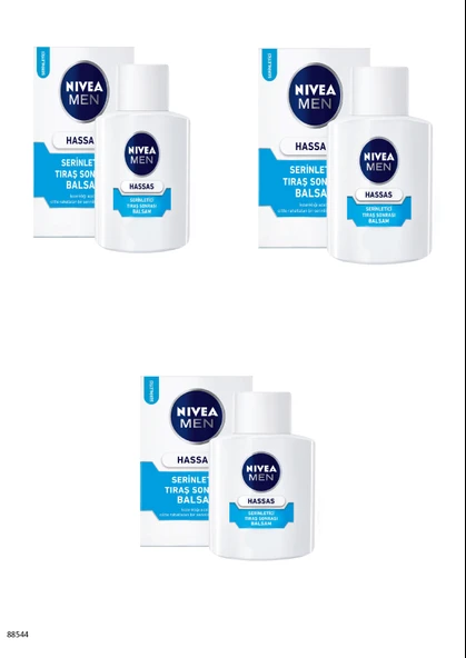 88544 NIVEA MEN HASSAS SERİNLETİCİ TIRAŞ SONRASI BALSAM  3 ADET