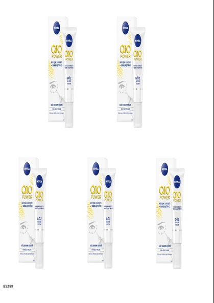 81288 Q10 POWER Kırışık Karşıtı +Sıkılaştırıcı Göz Bakım Kremi  5 ADET ürün görseli