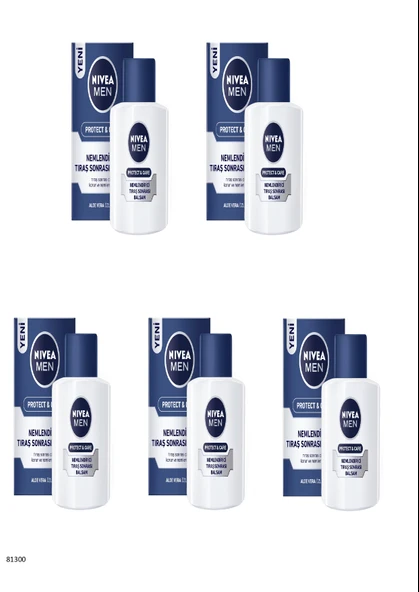 81300 NIVEA MEN PROTECT  CARE NEMLENDİRİCİ TIRAŞ SONRASI BALSAM  5 ADET