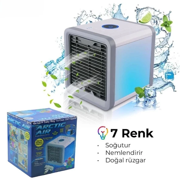 MDB Masaüstü Kare Su Hazneli Fan ürün görseli 1