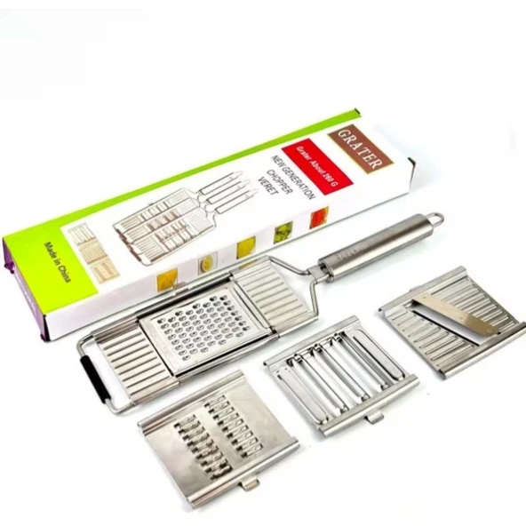 MDB Paslanmaz Çelik 4'lü Set El Rendesi - Resim 5