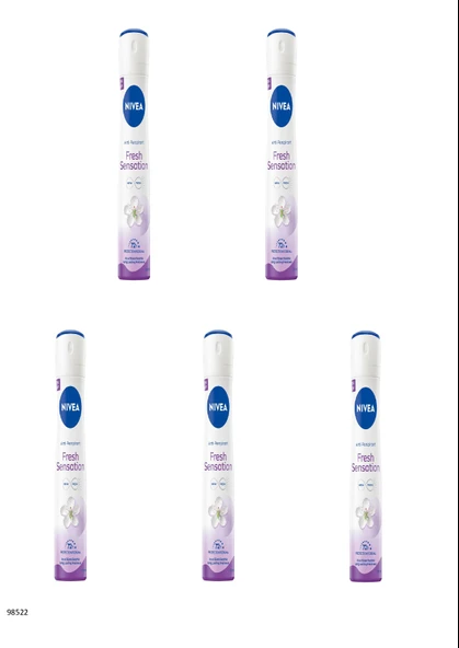 98522 NIVEA Fresh Sensation Sprey  5 ADET ürün görseli