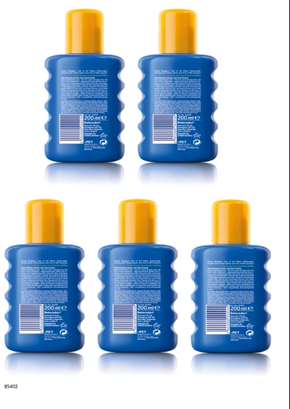 85402 NIVEA Koruma  Nem Güneş Spreyi GKF 30  5 ADET ürün görseli