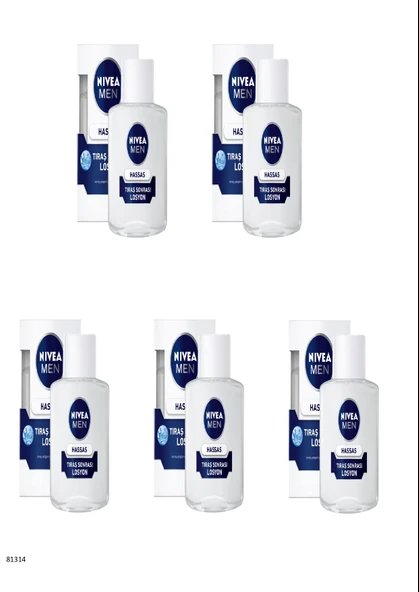 81314 NIVEA MEN HASSAS TIRAŞ SONRASI LOSYON  5 ADET ürün görseli 1