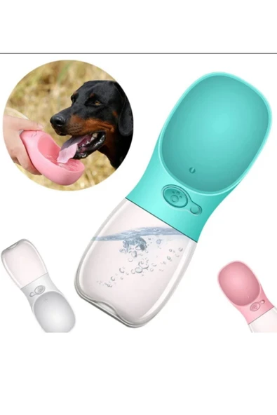 Taşınabilir Köpek Su Şişesi – Dökülme Önleyici Kapaklı, Saplı Seyahat Dostu Evcil Hayvan Su Kabı, Karışık Renk (Stok Durumuna Göre) ürün görseli