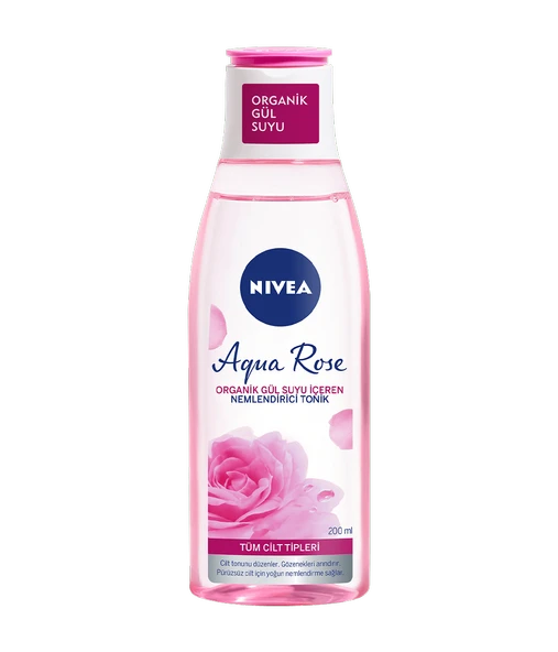 94428 NIVEA AQUA ROSE ORGANİK GÜL SUYU İÇEREN NEMLENDİRİCİ TONİK  5 ADET - Resim 2
