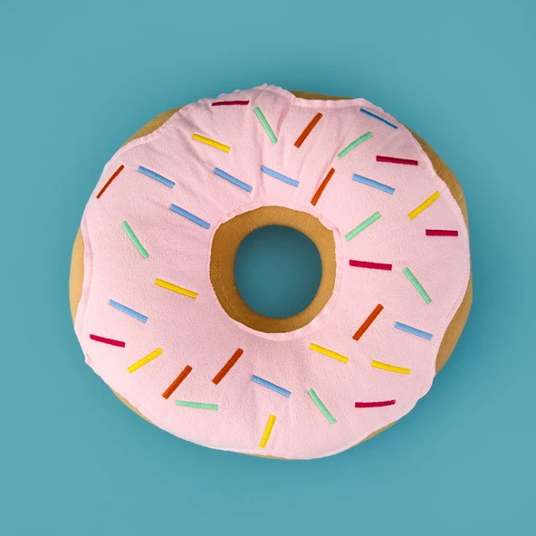 Soft Donut Figürlü Yastık - Asorti ürün görseli 1