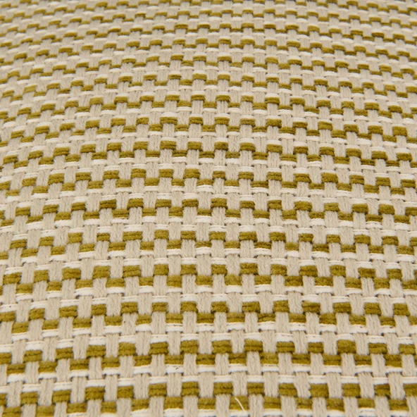 Soft Shiny Kırlent - Bej / Yeşil - 45x45 cm - Resim 2