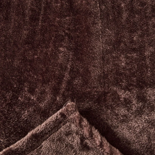 Soft Wellsoft TV Battaniyesi - Kahverengi - 120x160 cm - Resim 3