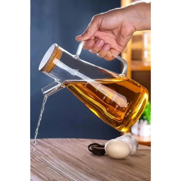 MDB Standlı 2'li Cam Yağdanlık - Resim 4