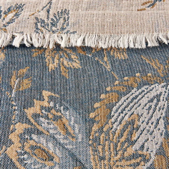 Soft Mavera Çift Kişilik Yatak Örtüsü - Mavi - 230x240 cm - Resim 2