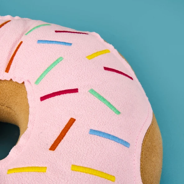 Soft Donut Figürlü Yastık - Asorti - Resim 3