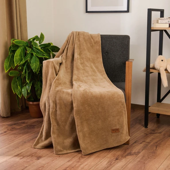 Soft Cozy Wellsoft TV Battaniyesi - Kahverengi - 120x160 cm ürün görseli