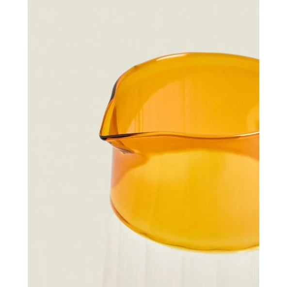 MDB Turuncu Detaylı Cam Sürahi 1600 ml - Resim 2