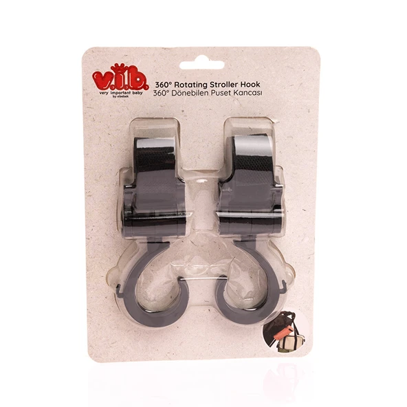 Vib 360 Derece Dönebilen Puset Kancası 1 Adet ürün görseli