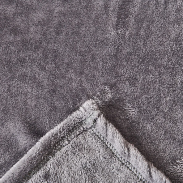 Soft Wellsoft TV Battaniyesi - Gri - 120x160 cm - Resim 3