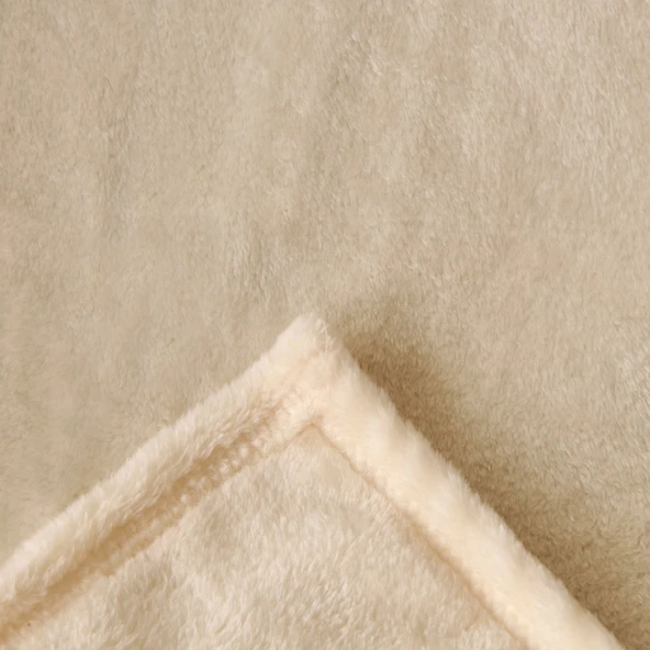 Soft Wellsoft TV Battaniyesi - Krem - 120x160 cm - Resim 3