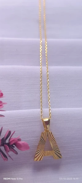 A HARFLİ GÜMÜŞ KOLYE - 3