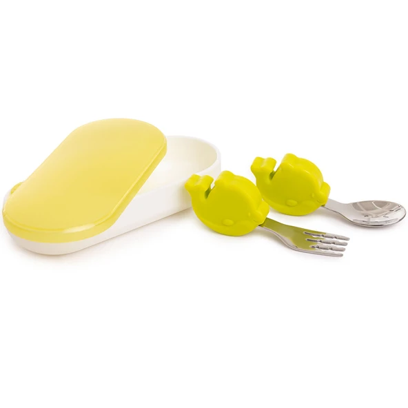 Çelik Çatal Kaşık Seti Saklama Kutulu 1 Adet ürün görseli 1