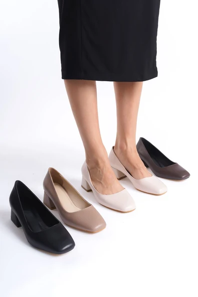 Clay Kadın Mat Vizon Stiletto - Resim 7