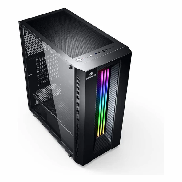 GameBooster Strip GB-G3601B USB 3.2 RGB ATX Mid Tower Siyah Kasa - Resim 3