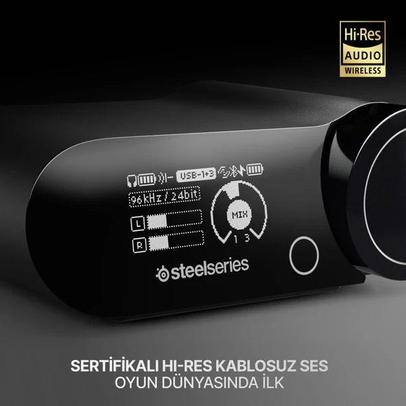 SteelSeries Arctis Nova Elite Hi-Res Wireless Gaming Kulaklık - Siyah - 2