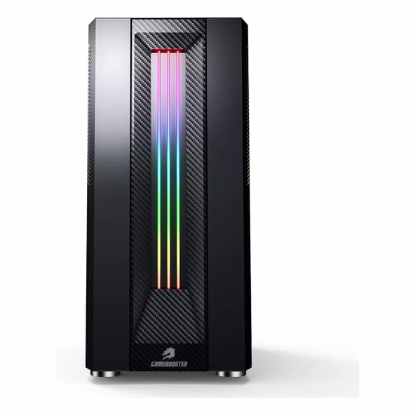 GameBooster Strip GB-G3601B USB 3.2 RGB ATX Mid Tower Siyah Kasa - Resim 2