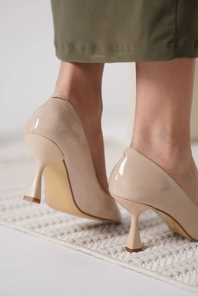 Monica Nude Rugan Kadın Stiletto - 5