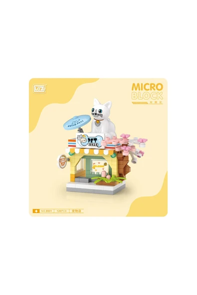 LOZ Mikro Block Pet Shop 120 Parça LZ-8601 - Resim 2