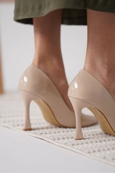 Blade Nude Rugan Kadın Stiletto - 5