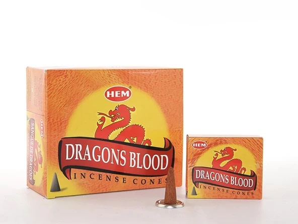MDB Dragons Blood Aromalı Konik Tütsü ürün görseli 1