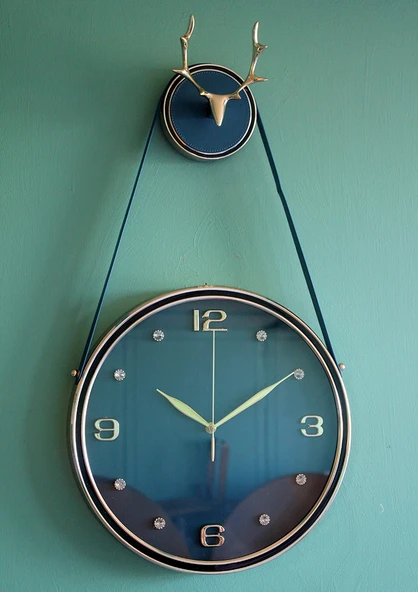 MDB Geyikli Duvar Saati ürün görseli 1