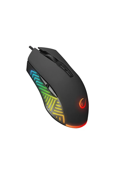 Rampage SMX-G68 SPEAR Full RGB 7200DPI Siyah 7D Makrolu Gaming Oyuncu Mouse