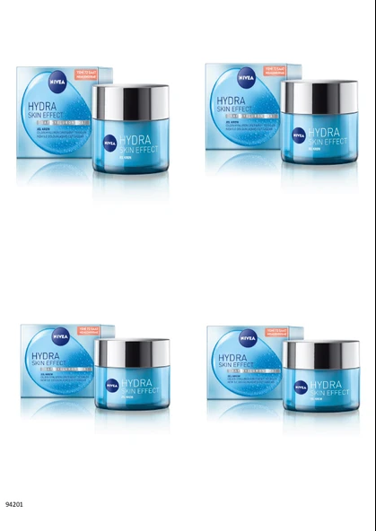 94201 NIVEA HYDRA SKIN EFFECT NEMLENDİRİCİ JEL KREM  4 ADET