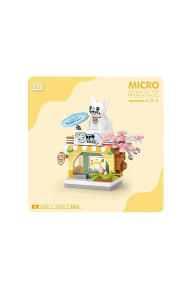 LOZ Mikro Block Pet Shop 120 Parça LZ-8601 ürün görseli