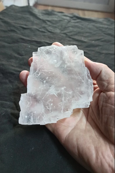 Halite, Kristal Kaya Tuzu Doğal Kütle, Çankırı KRT9