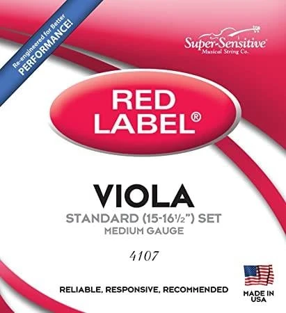 VIOLA TEL SETİ, RED LABEL, MEDIUM (15"-16.5"), ürün görseli